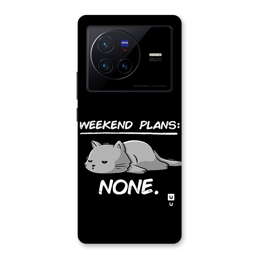 Weekend Plans None Back Case for Vivo X80