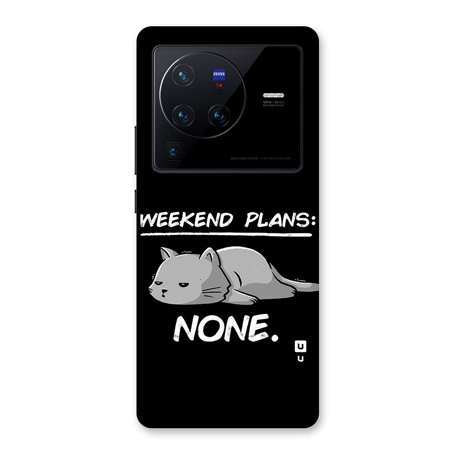 Weekend Plans None Back Case for Vivo X80 Pro