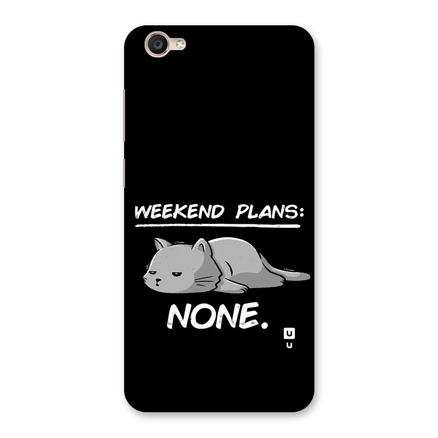 Weekend Plans None Back Case for Vivo Y55L