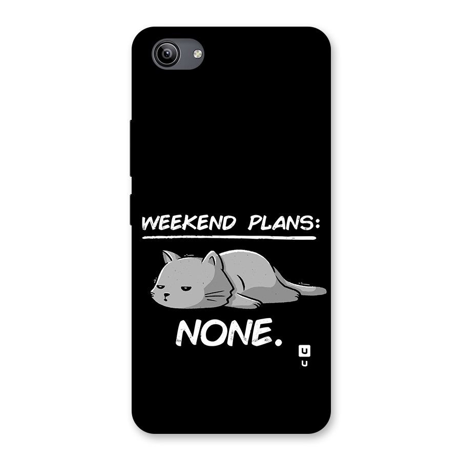 Weekend Plans None Back Case for Vivo Y81i
