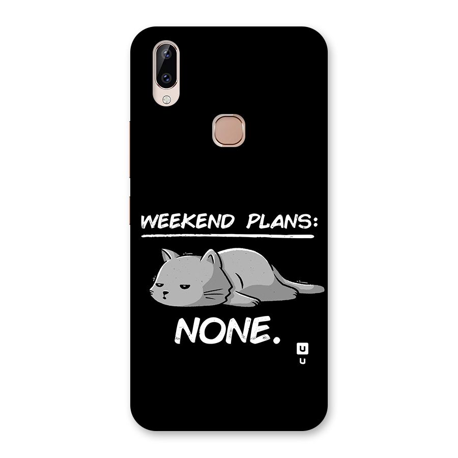Weekend Plans None Back Case for Vivo Y83 Pro