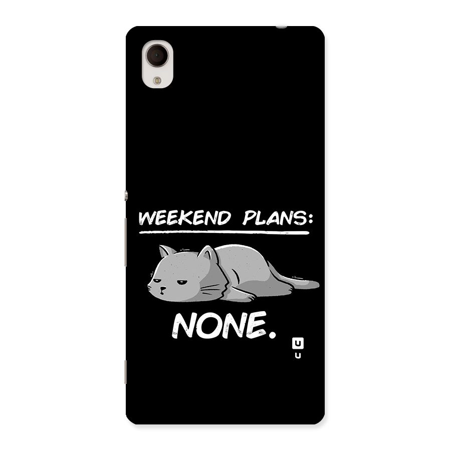 Weekend Plans None Back Case for Xperia M4