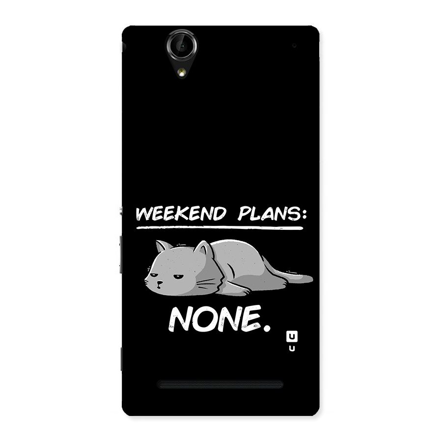 Weekend Plans None Back Case for Xperia T2