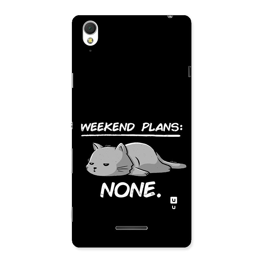 Weekend Plans None Back Case for Xperia T3