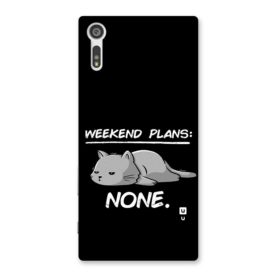 Weekend Plans None Back Case for Xperia XZ
