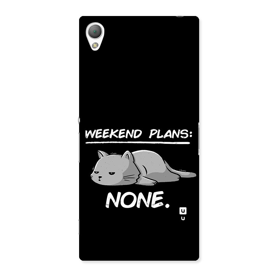 Weekend Plans None Back Case for Xperia Z3