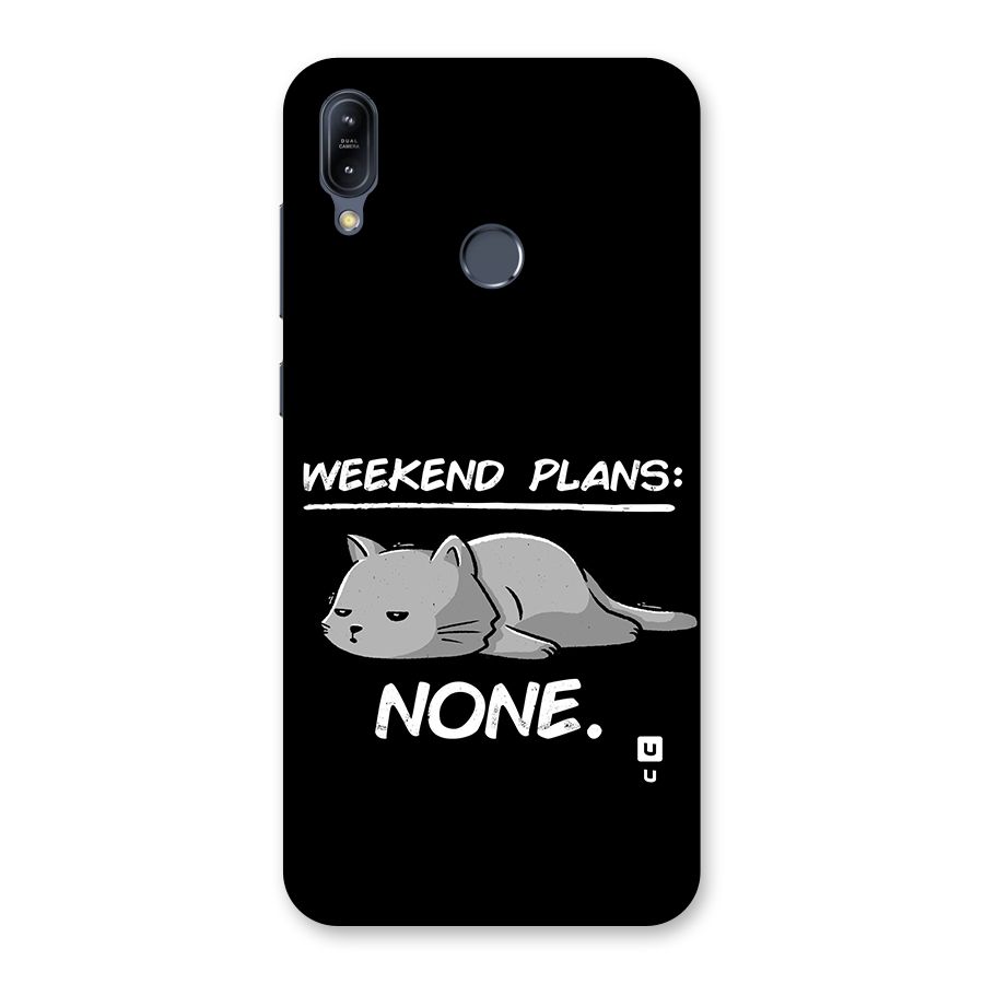 Weekend Plans None Back Case for Zenfone Max M2