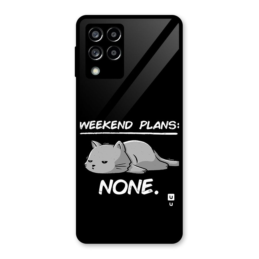 Weekend Plans None Glass Back Case for Galaxy M53 5G