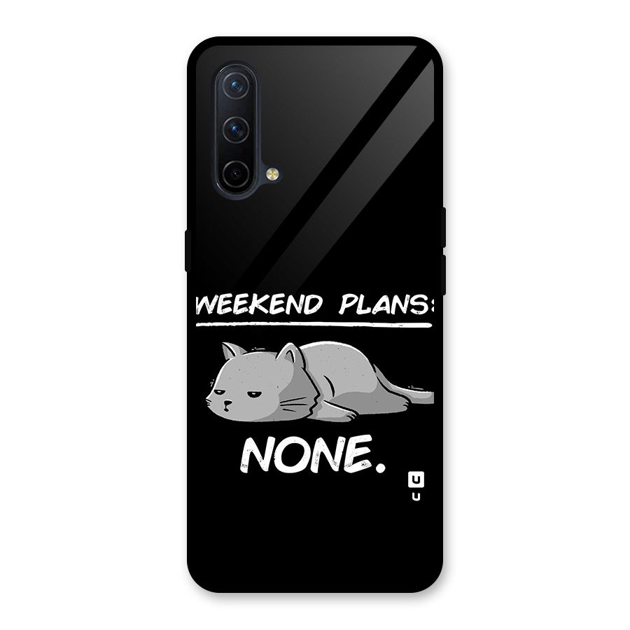 Weekend Plans None Glass Back Case for OnePlus Nord CE 5G