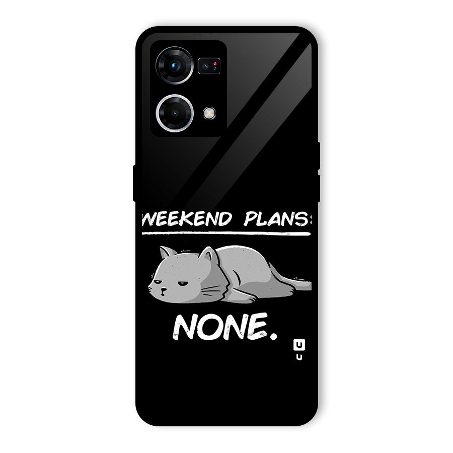 Weekend Plans None Glass Back Case for Oppo F21 Pro 5G