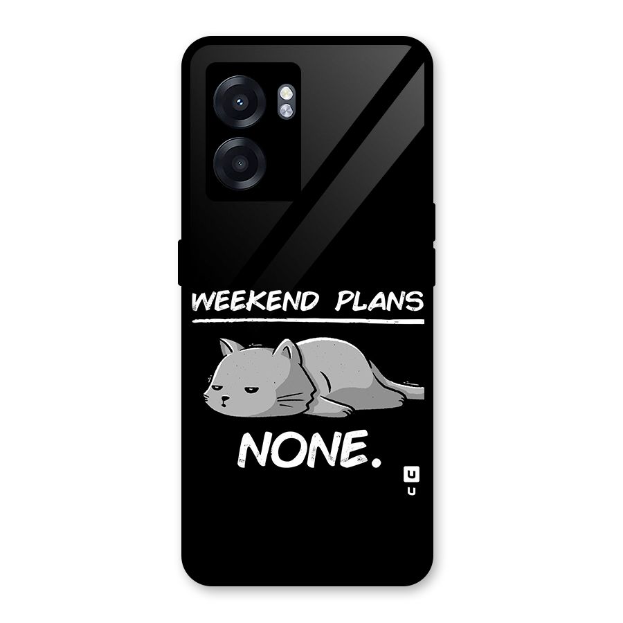Weekend Plans None Glass Back Case for Oppo K10 (5G)