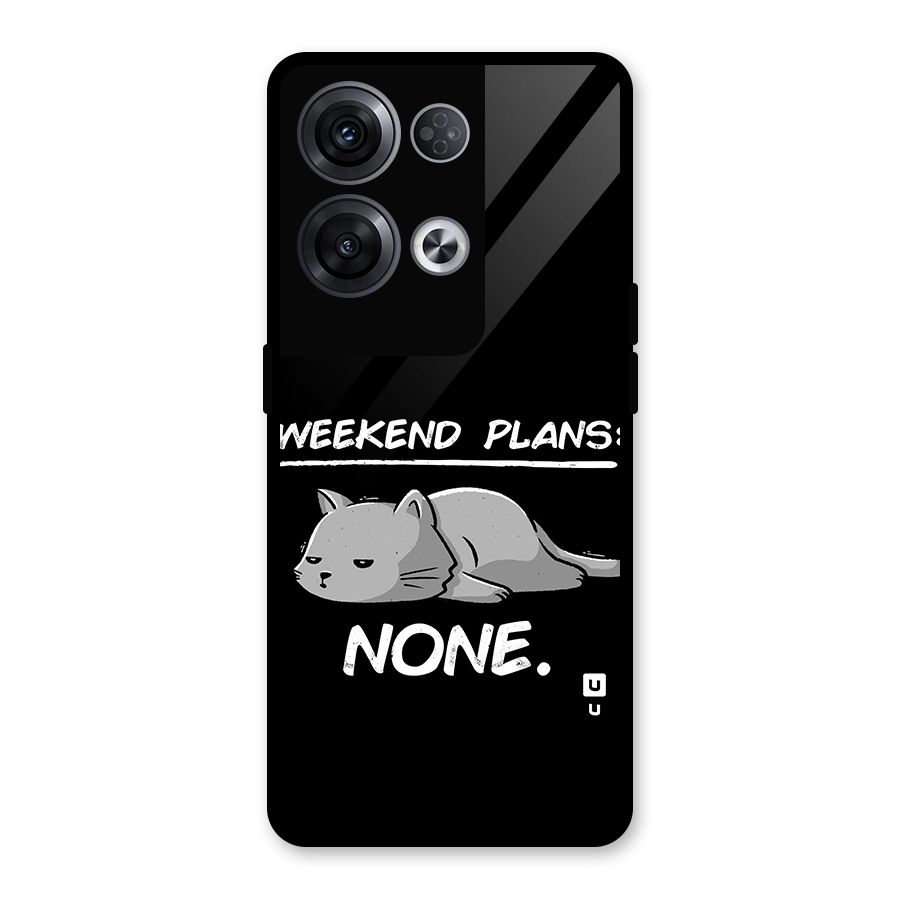 Weekend Plans None Glass Back Case for Oppo Reno8 Pro 5G