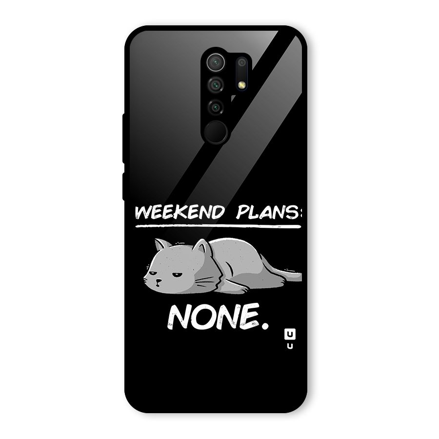 Weekend Plans None Glass Back Case for Poco M2