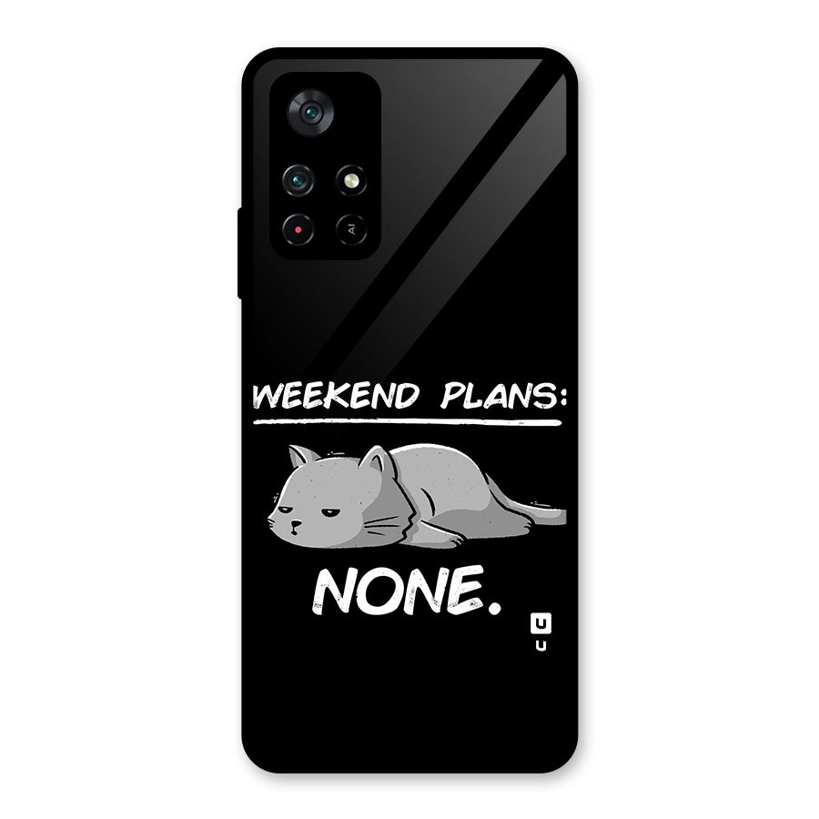 Weekend Plans None Glass Back Case for Poco M4 Pro 5G