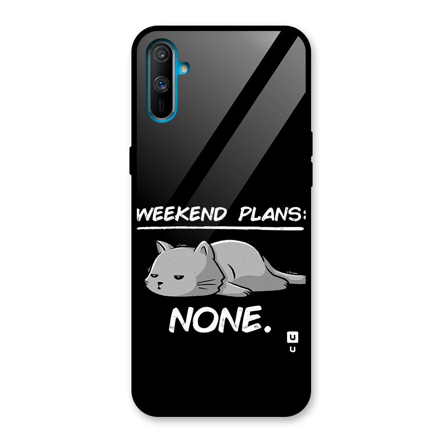 Weekend Plans None Glass Back Case for Realme C3