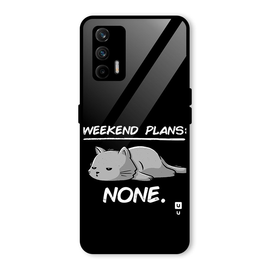 Weekend Plans None Glass Back Case for Realme X7 Max