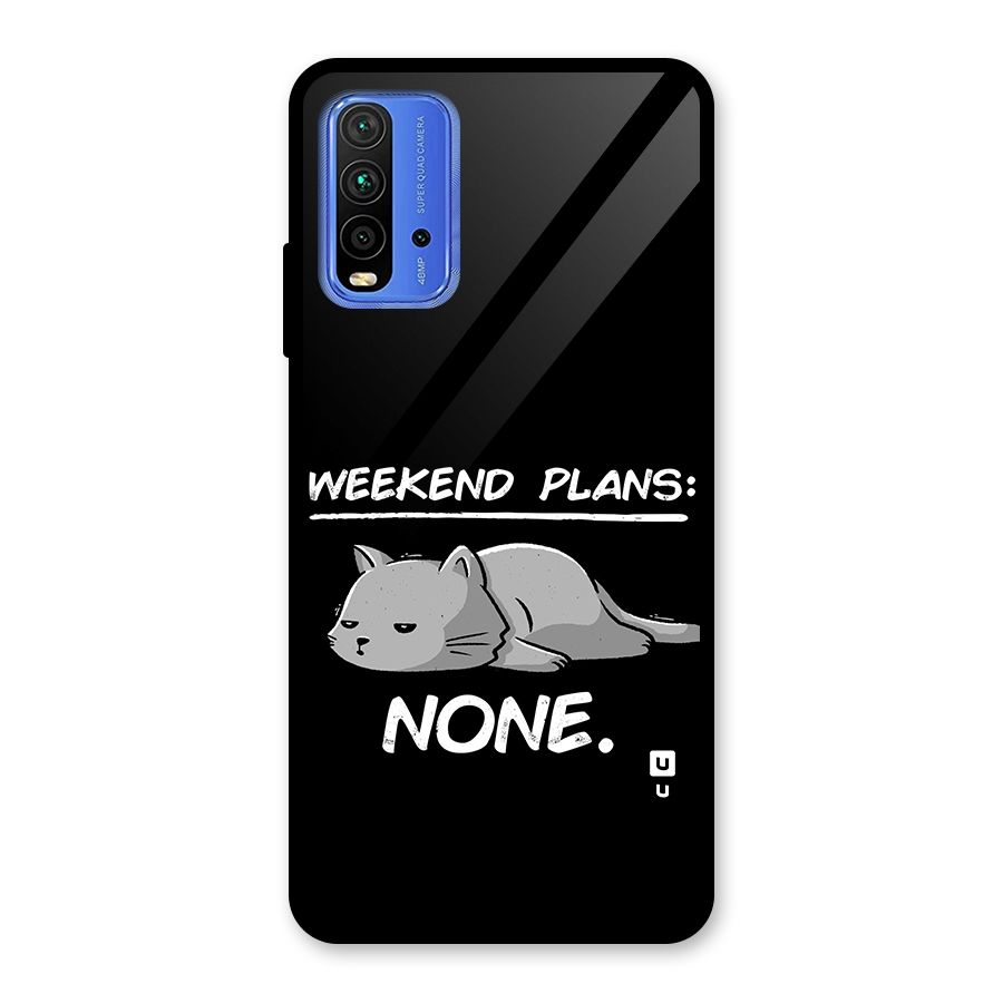 Weekend Plans None Glass Back Case for Redmi 9 Power