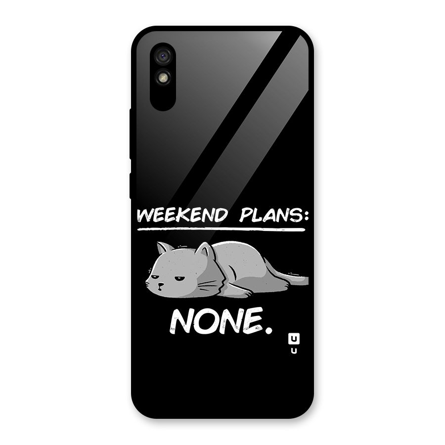 Weekend Plans None Glass Back Case for Redmi 9i