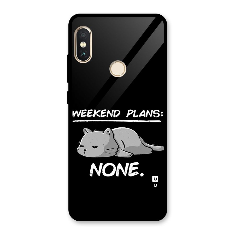 Weekend Plans None Glass Back Case for Redmi Note 5 Pro
