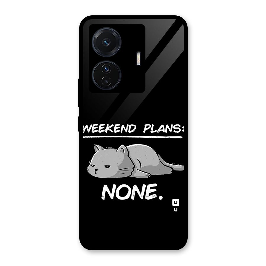 Weekend Plans None Glass Back Case for Vivo T1 Pro