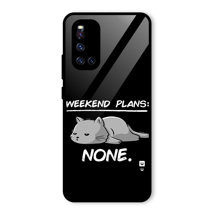 Weekend Plans None Glass Back Case for Vivo V19