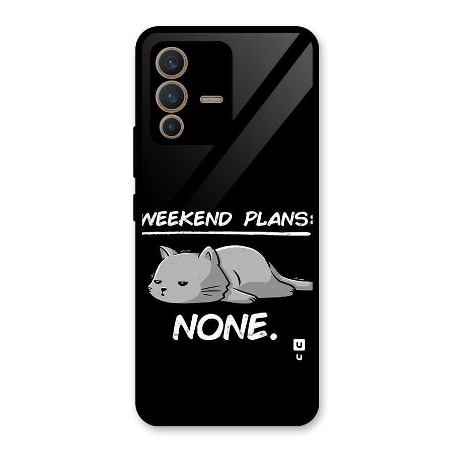 Weekend Plans None Glass Back Case for Vivo V23 5G