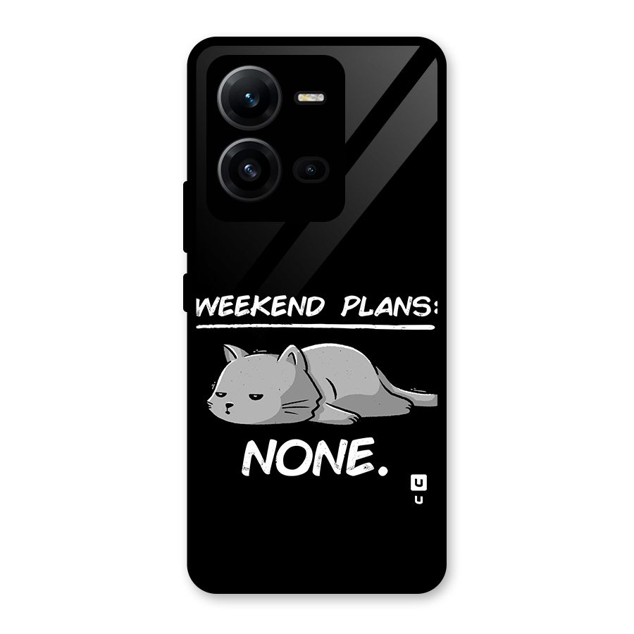 Weekend Plans None Glass Back Case for Vivo V25