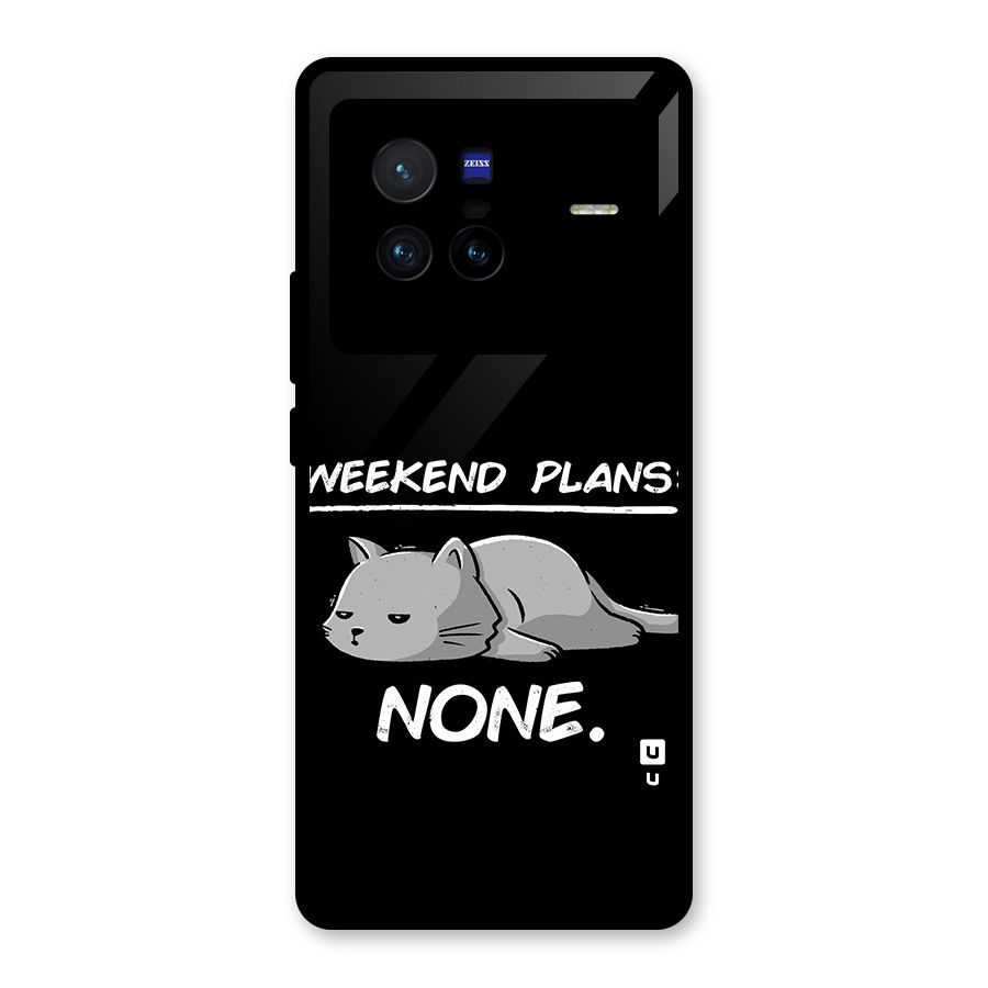 Weekend Plans None Glass Back Case for Vivo X80