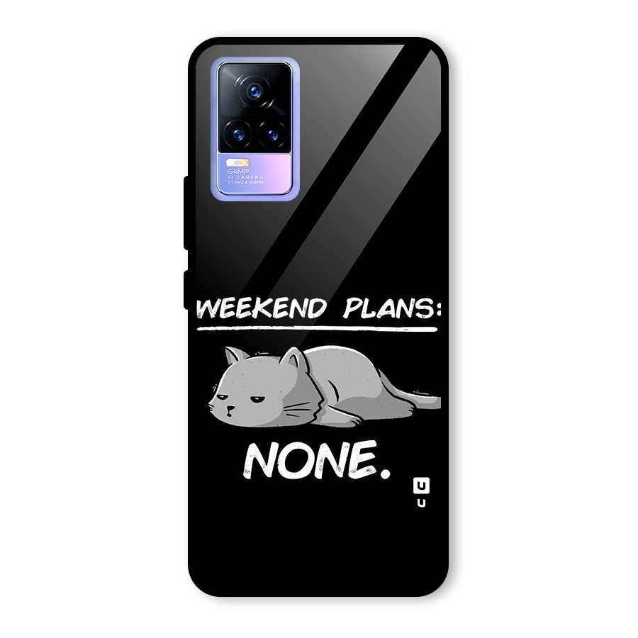 Weekend Plans None Glass Back Case for Vivo Y73