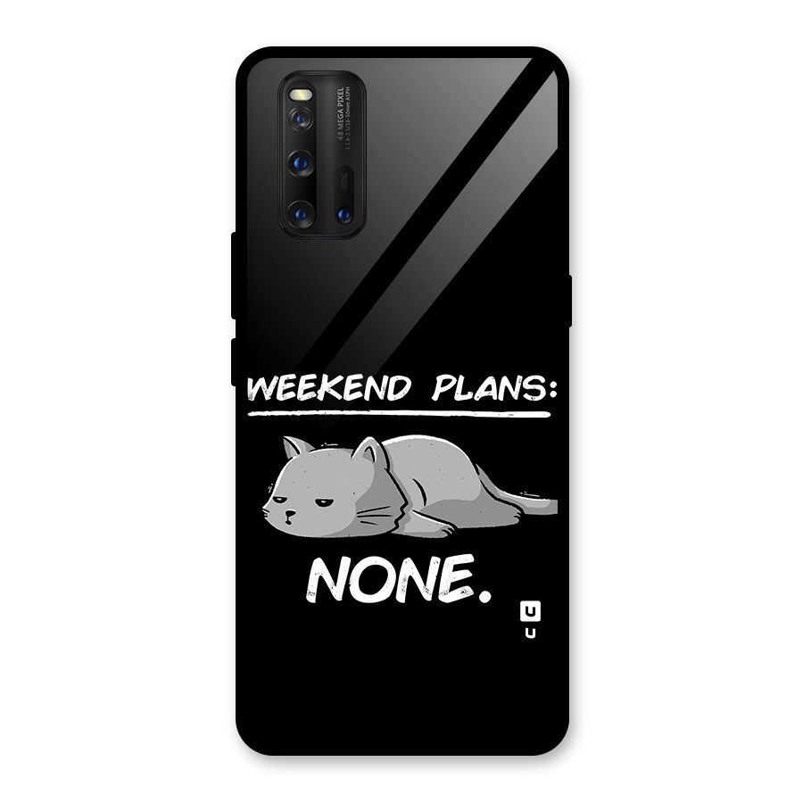 Weekend Plans None Glass Back Case for Vivo iQOO 3
