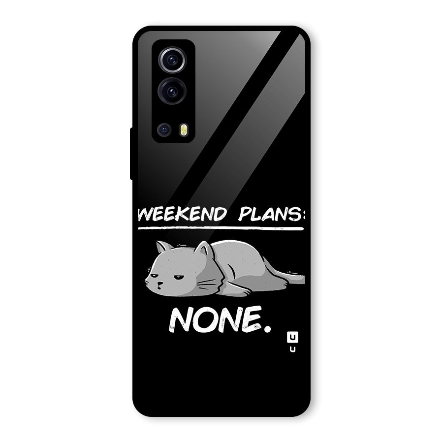 Weekend Plans None Glass Back Case for Vivo iQOO Z3