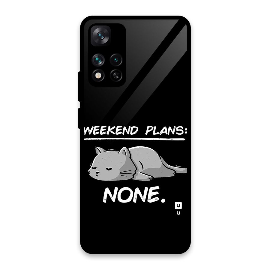 Weekend Plans None Glass Back Case for Xiaomi 11i HyperCharge 5G