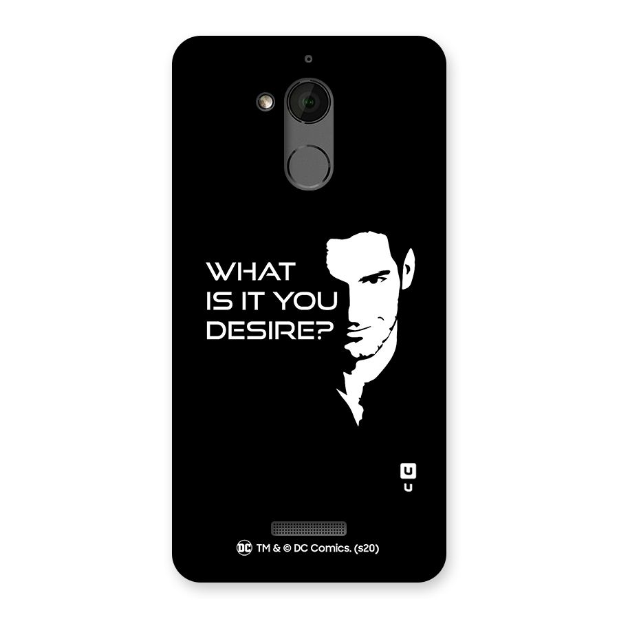 What Do You Desire Back Case for Coolpad Note 5