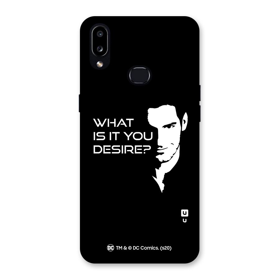 What Do You Desire Back Case for Galaxy A10s