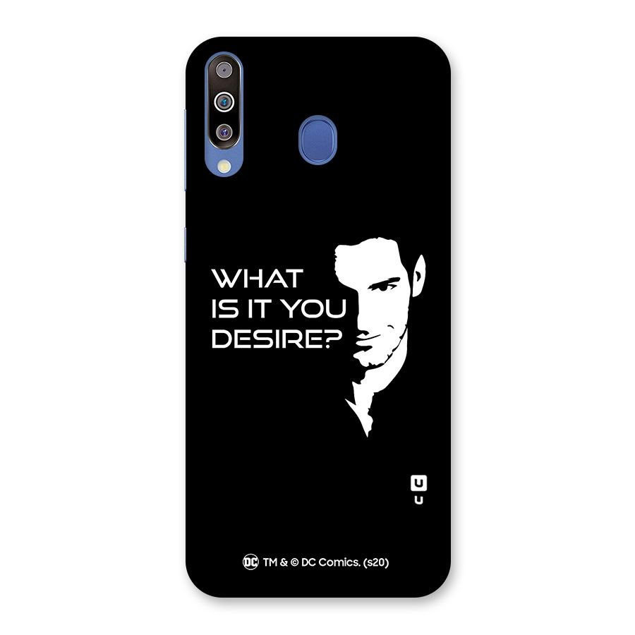 What Do You Desire Back Case for Galaxy M30