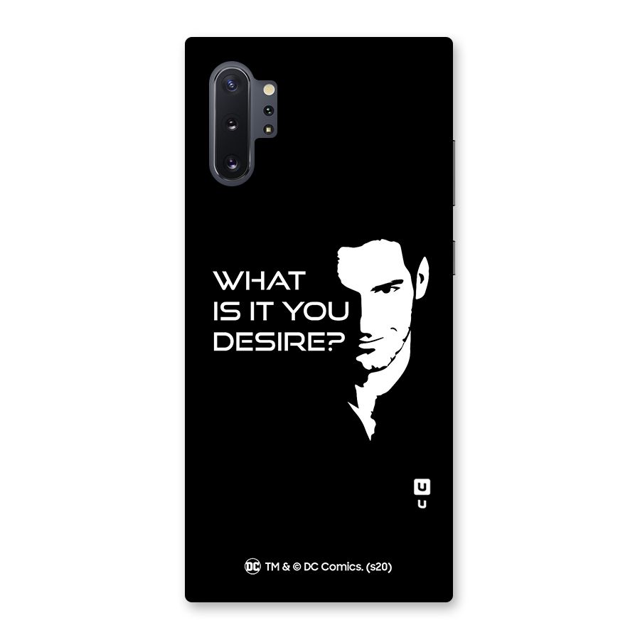 What Do You Desire Back Case for Galaxy Note 10 Plus
