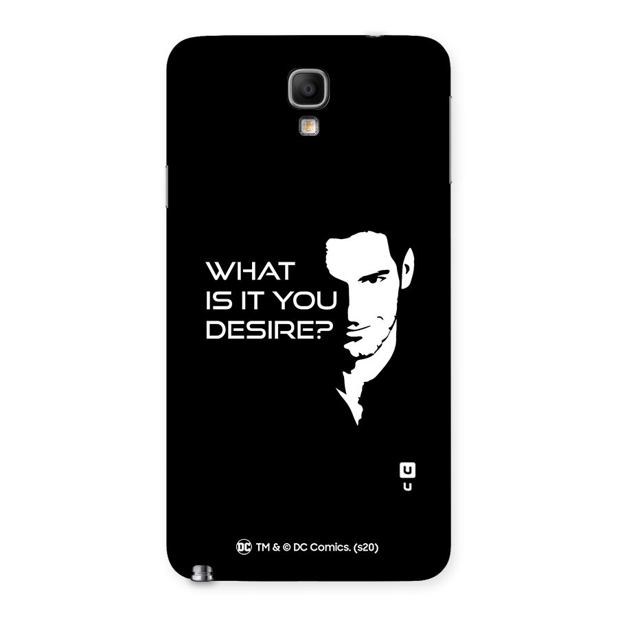 What Do You Desire Back Case for Galaxy Note 3 Neo