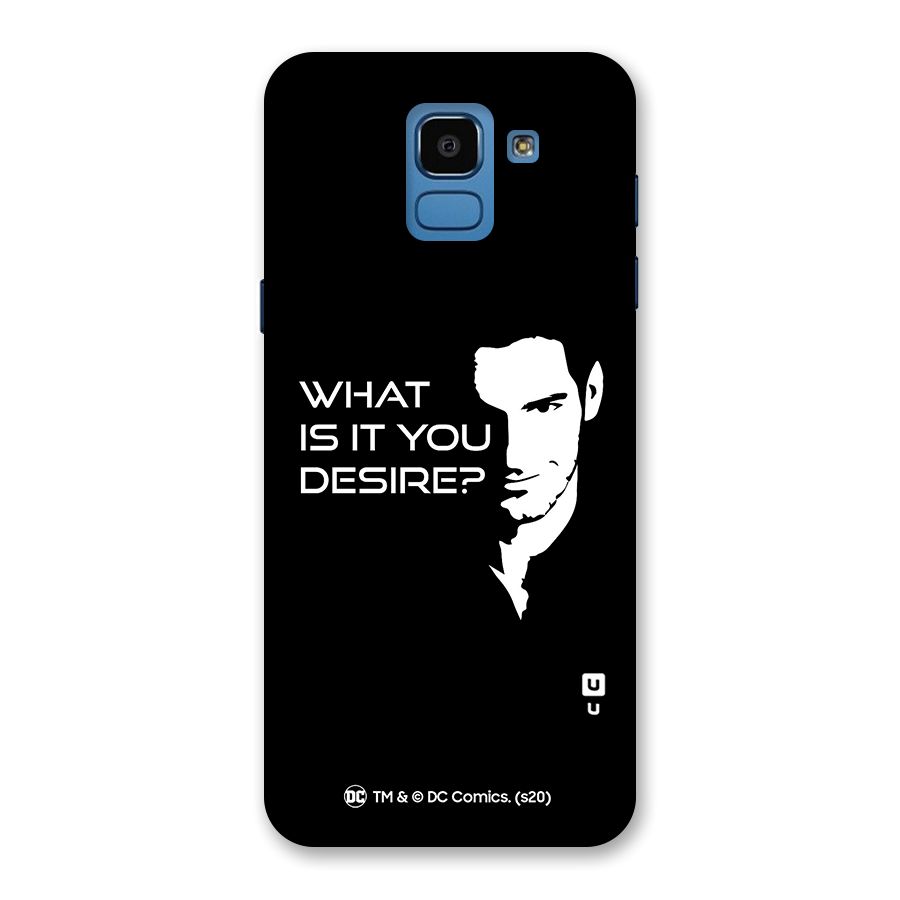 What Do You Desire Back Case for Galaxy On6