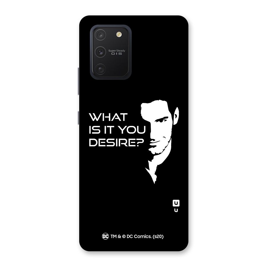 What Do You Desire Back Case for Galaxy S10 Lite