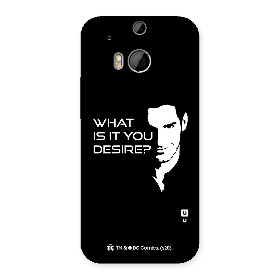 What Do You Desire Back Case for HTC One M8