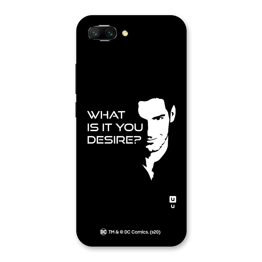 What Do You Desire Back Case for Honor 10