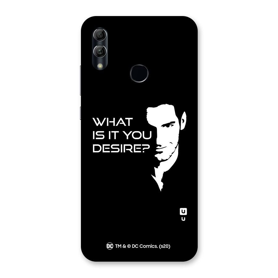 What Do You Desire Back Case for Honor 10 Lite