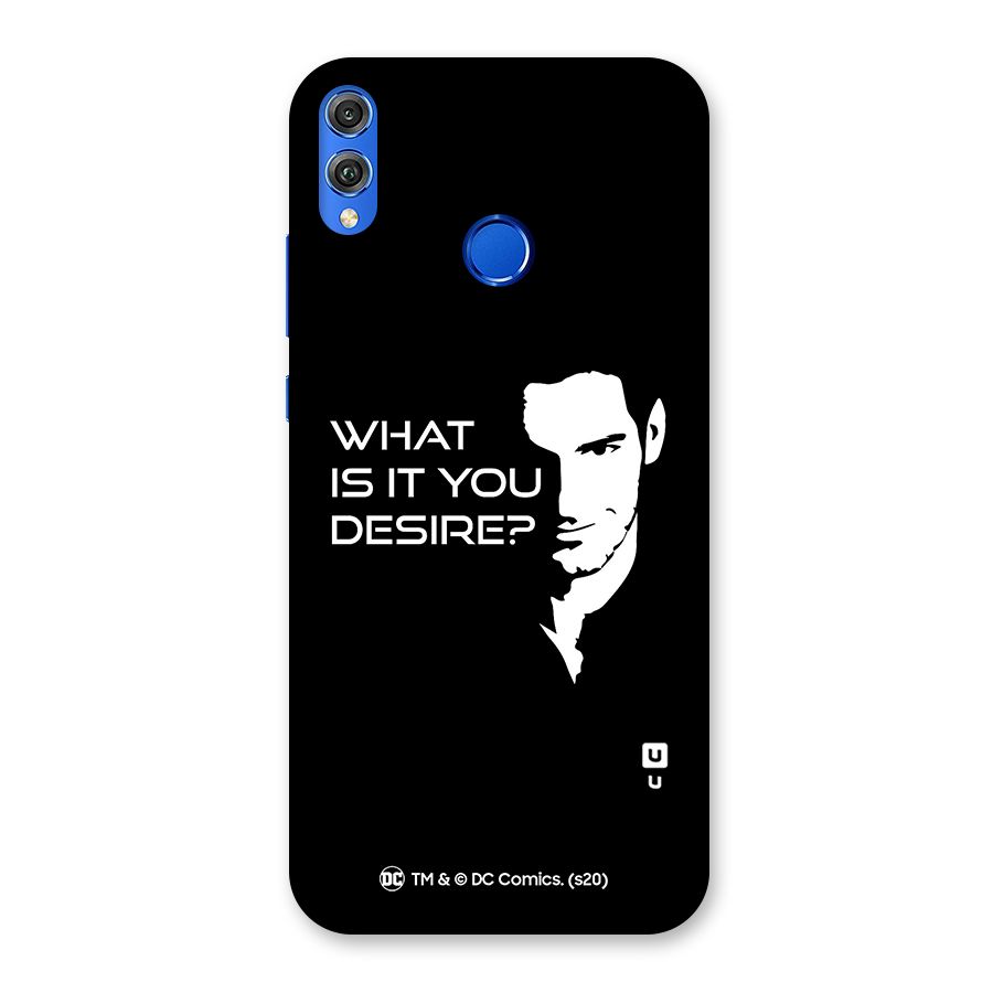 What Do You Desire Back Case for Honor 8X