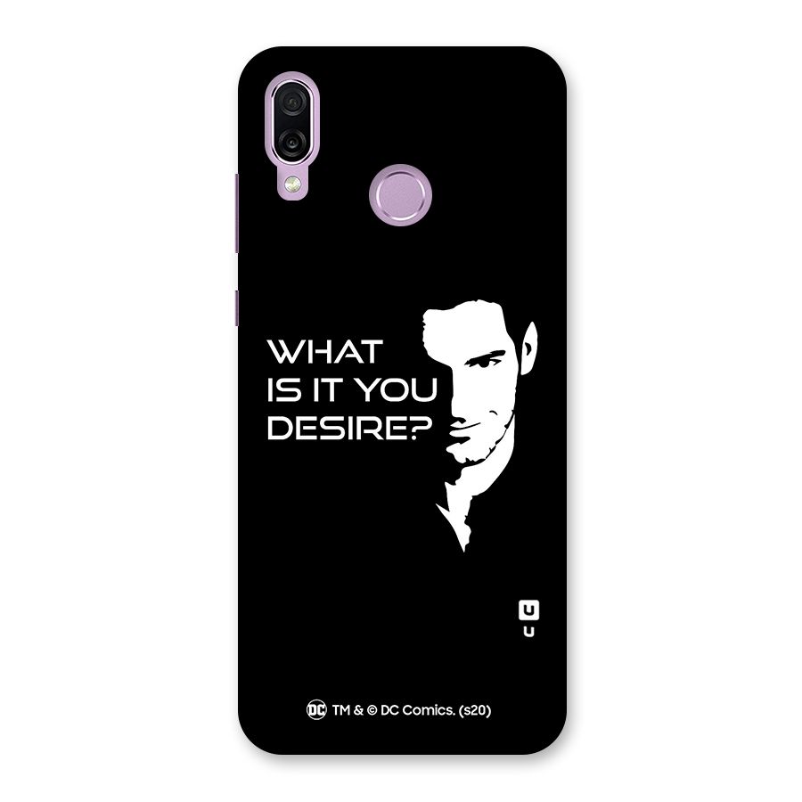 What Do You Desire Back Case for Honor Play