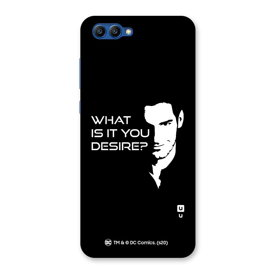 What Do You Desire Back Case for Honor View 10