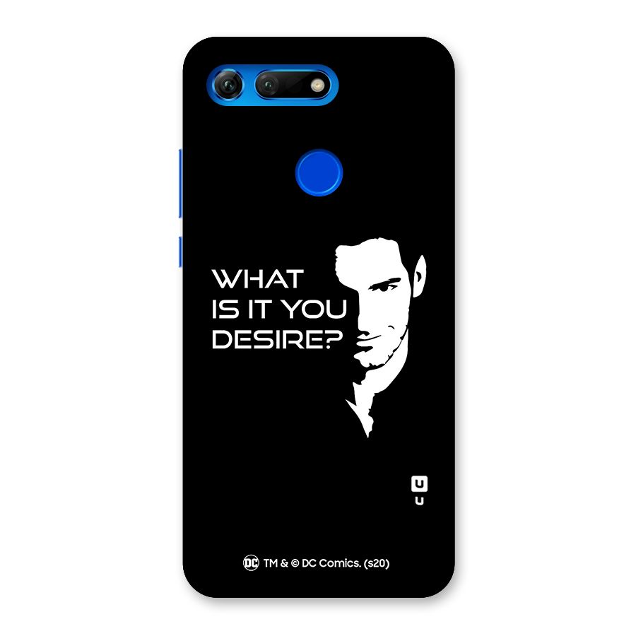 What Do You Desire Back Case for Honor View 20