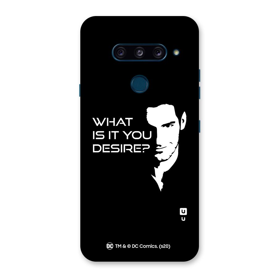 What Do You Desire Back Case for LG  V40 ThinQ