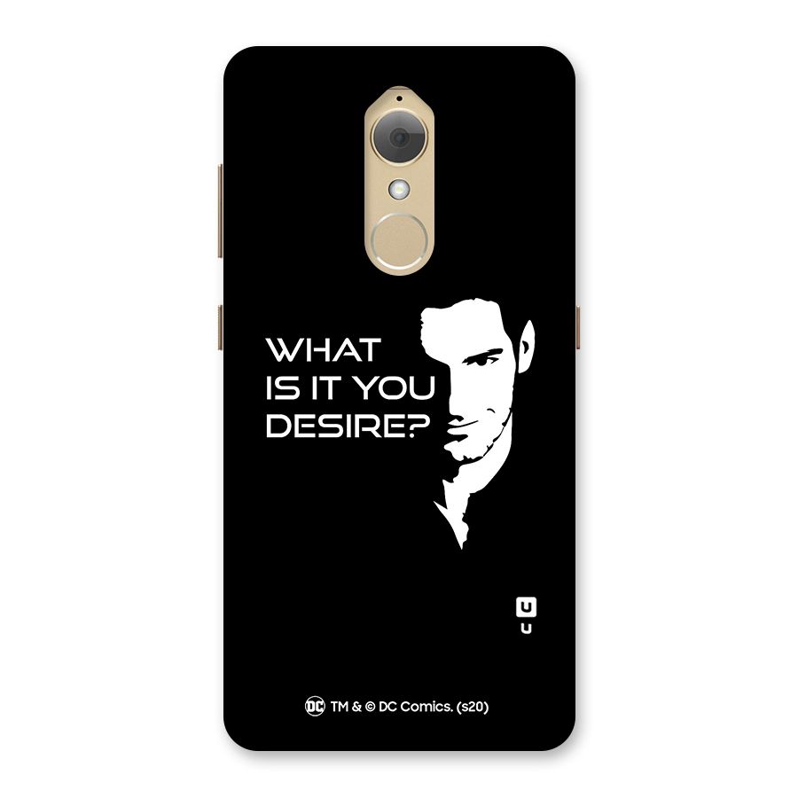 What Do You Desire Back Case for Lenovo K8