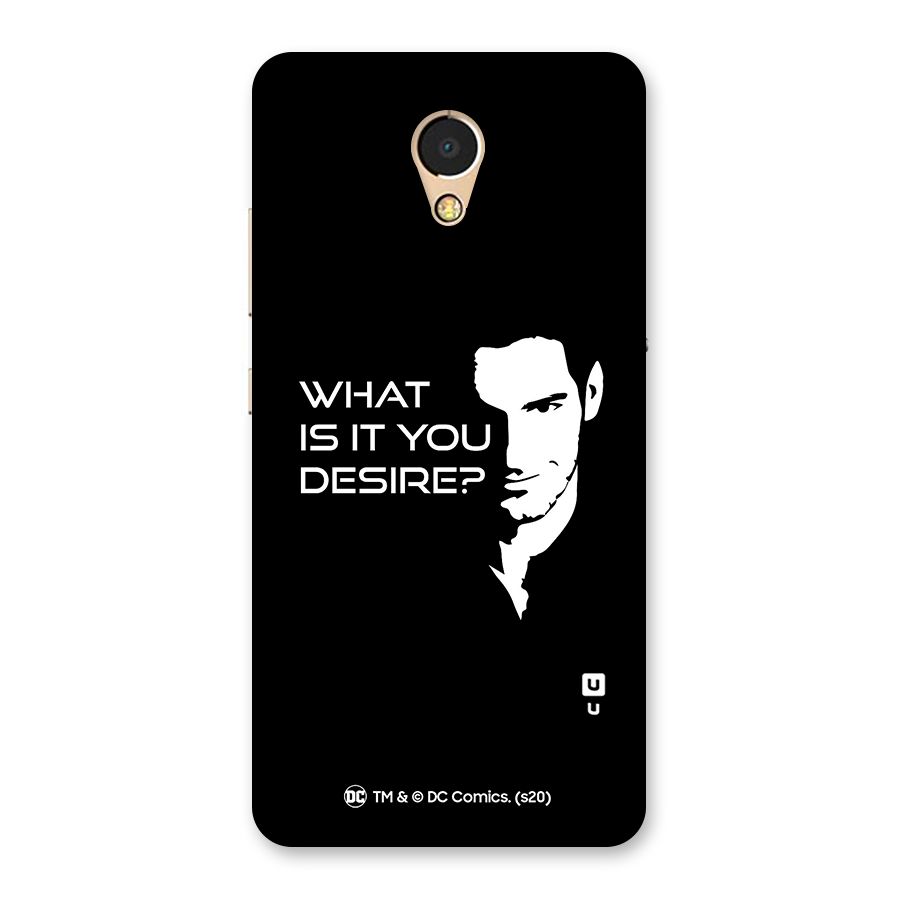 What Do You Desire Back Case for Lenovo P2