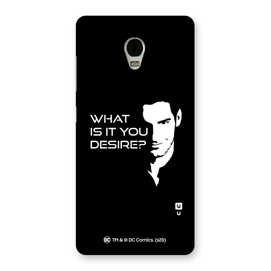 What Do You Desire Back Case for Lenovo Vibe P1